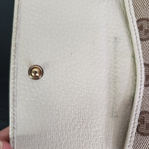 Gucci Compact Princy Wallet with Sherry Line Ribbon Bow GG Monogram Canvas - Picture 7 of 16